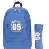 Hot Cactus Sac A Dos Scolaire Double Compartiment & Trousse Offerte Cactus