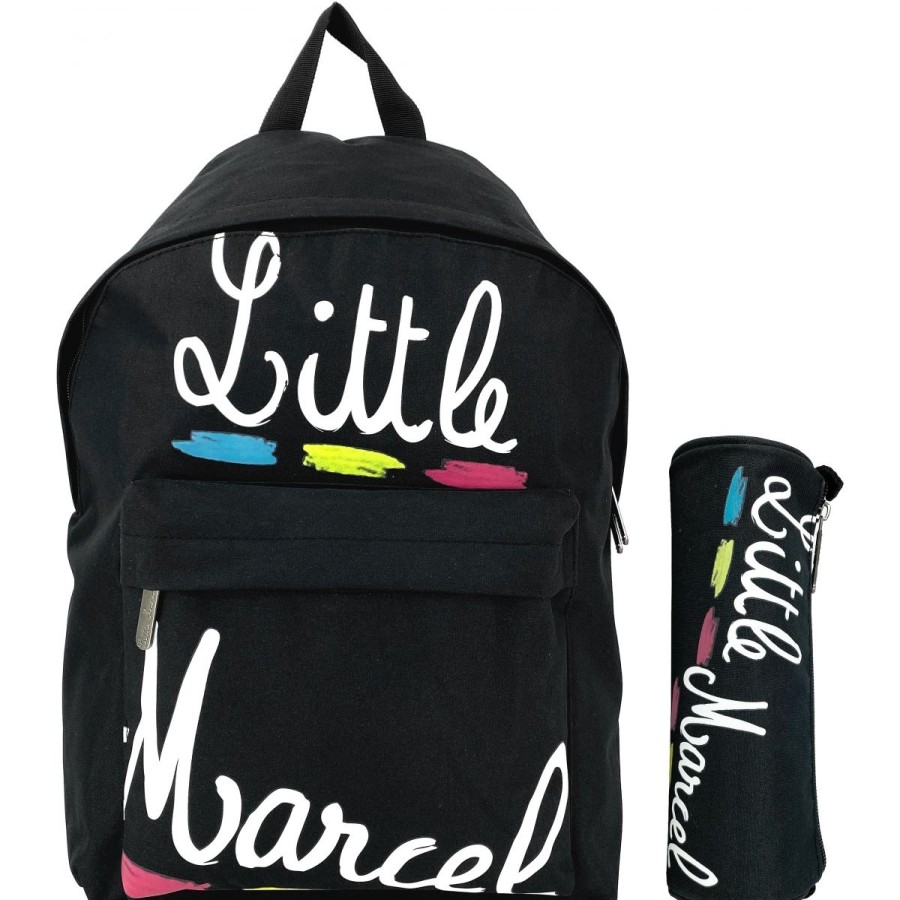 Online Little Marcel Sac A Dos Scolaire Simple Compartiment & Trousse Offerte Little Marcel