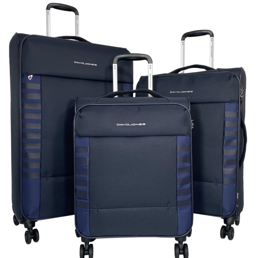 Wholesale David Jones Lot De 3 Valises Souples Dont 1 Valise Cabine Et 1 Vanity Dj