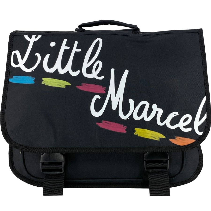 Best Little Marcel Cartable Scolaire Double Compartiment & Trousse Offerte Little Marcel Sans Roulettes