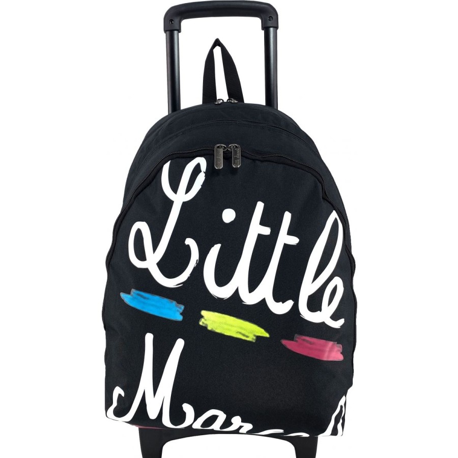 Best Little Marcel Sac A Dos Roulettes Scolaire Double Compartiment & Trousse Offerte Little Marcel